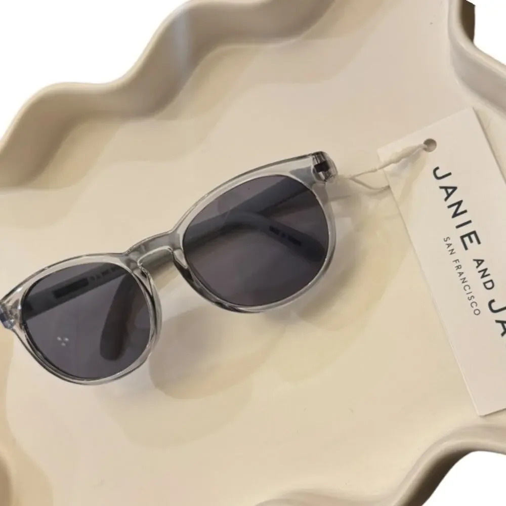 Janie And Jack Classic Clear Frame Tinted Sunglasses 0-2Y